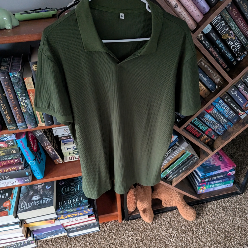 Amazon Essentials Olive Polo Shirt